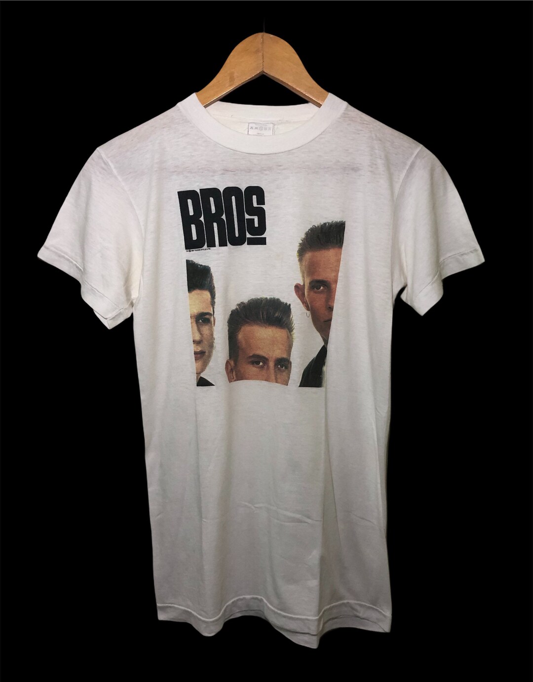 Vintage 90s Bros English Band Promo Álbum Camiseta Tamaño - Etsy España