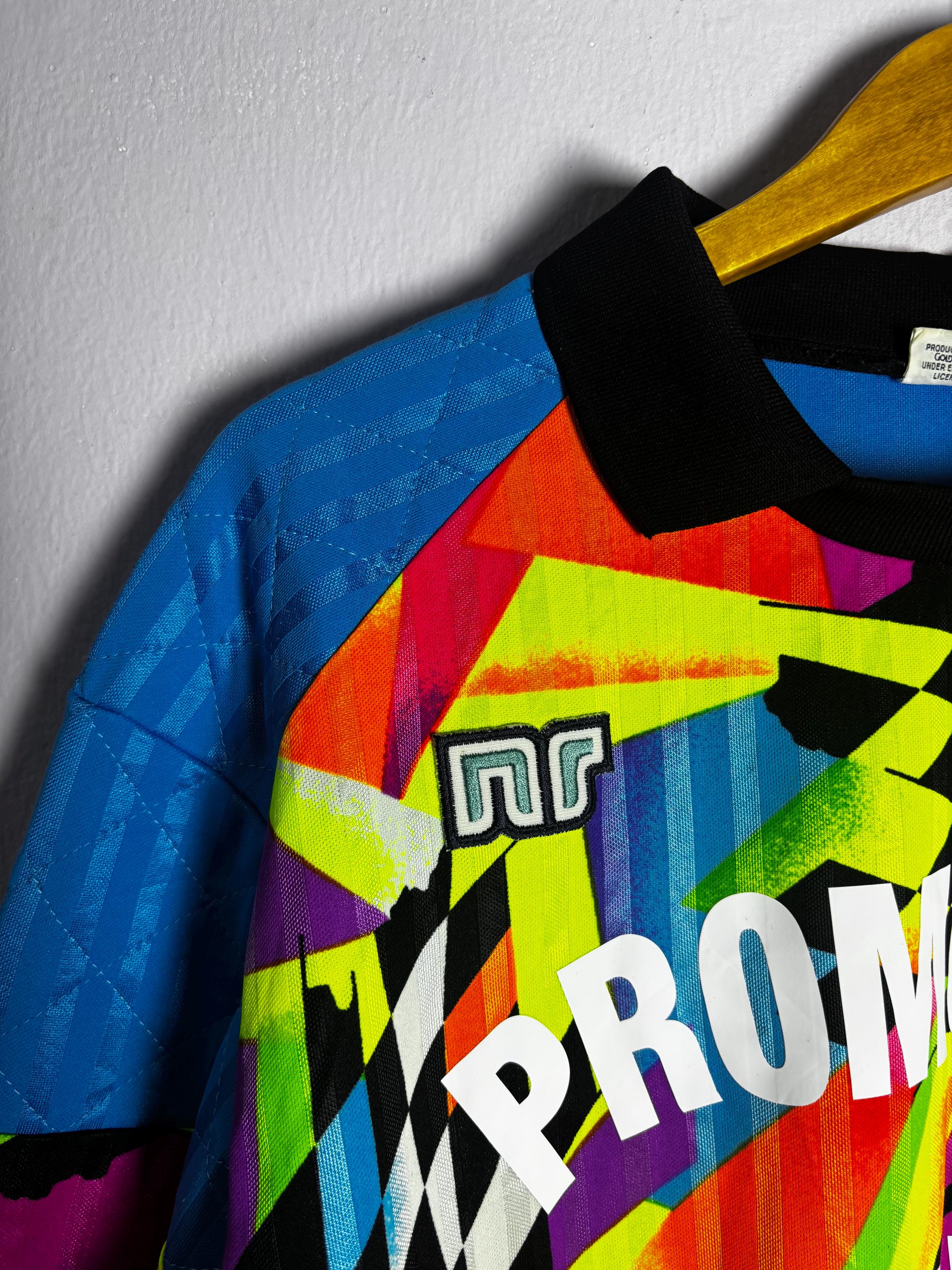 Vintage NR Ennerre Multicolor Soccer Football Goalkeeper Jersey XO
