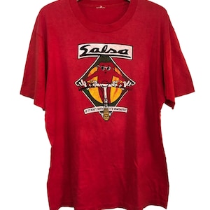 Vintage 90er Jahre Salsa Fahrrad Surly Soma T Shirt