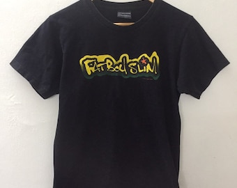 Vintage Fatboy Slim Promo Album Tour Concert T Shirt Medium Size