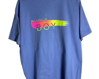 Vintage jaren 90 Bugle Boy Surf Skate Hawaii T-shirt groot formaat
