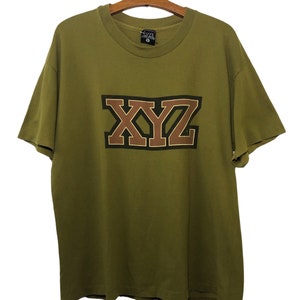 ヴィンテージ XYZ 衣類 スケートボード T シャツ アメリカ製