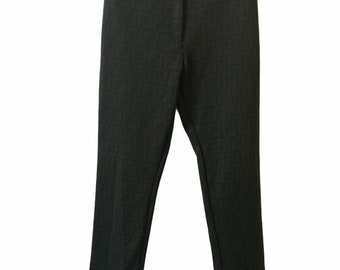 Vintage FENDI Monogram Trousers Pants Size 28