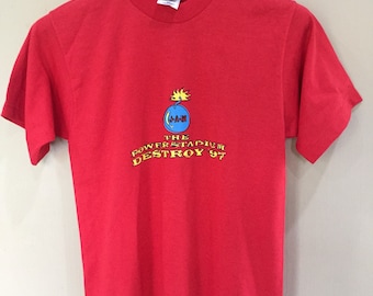 Vintage 90s Judy and Mary the Power Stadium Destroy Rock Band T