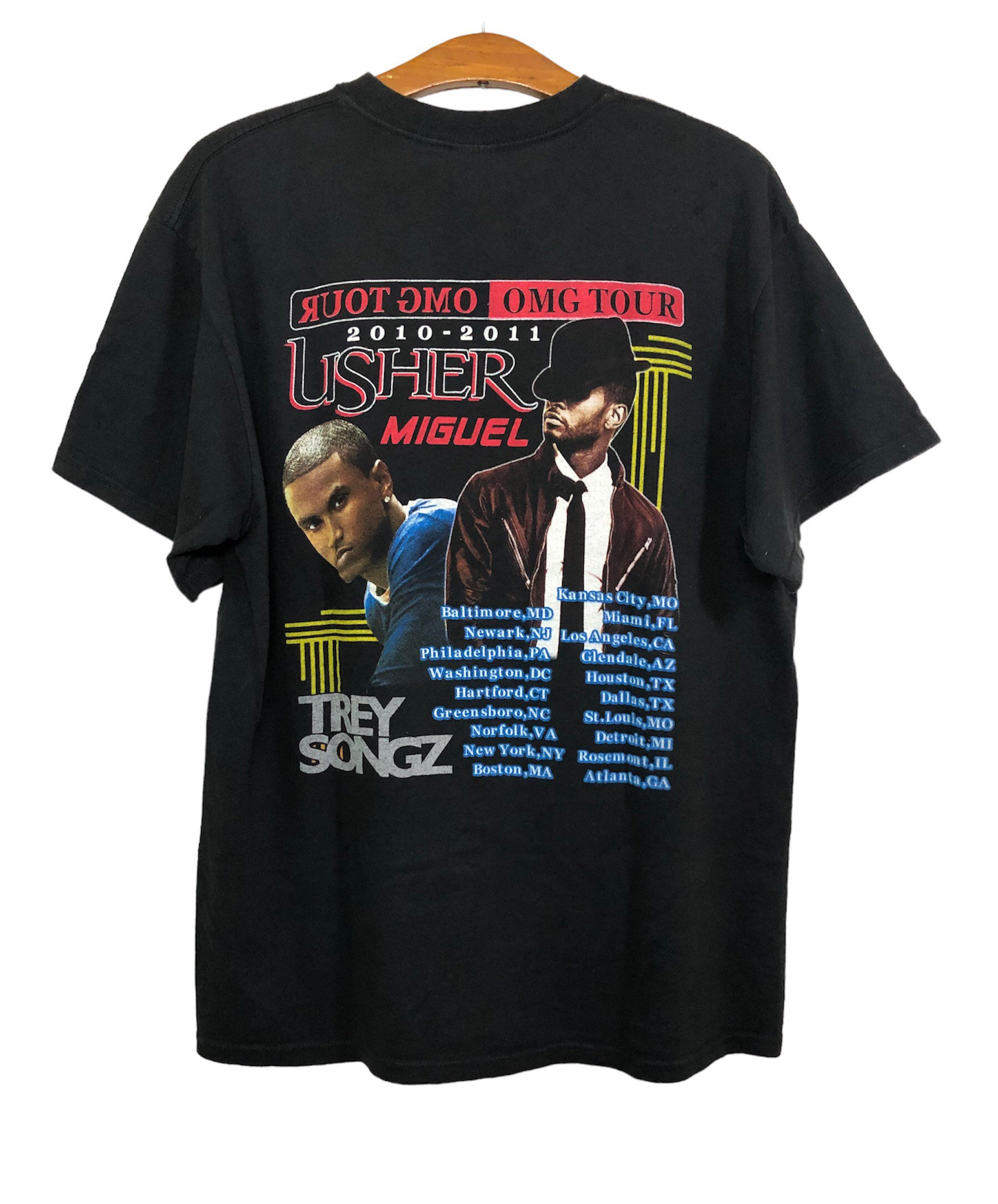 Usher OMG Tour Promo Concert T Shirt Large Size - Etsy