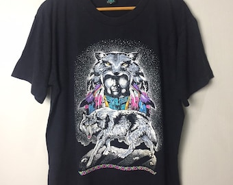 Maglietta vintage anni '90 con souvenir della Carolina del Nord, taglia grande