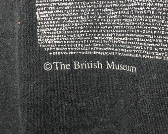 90年代ヴィンテージ 大英博物館 ロゼッタストーン Tシャツ Sサイズ