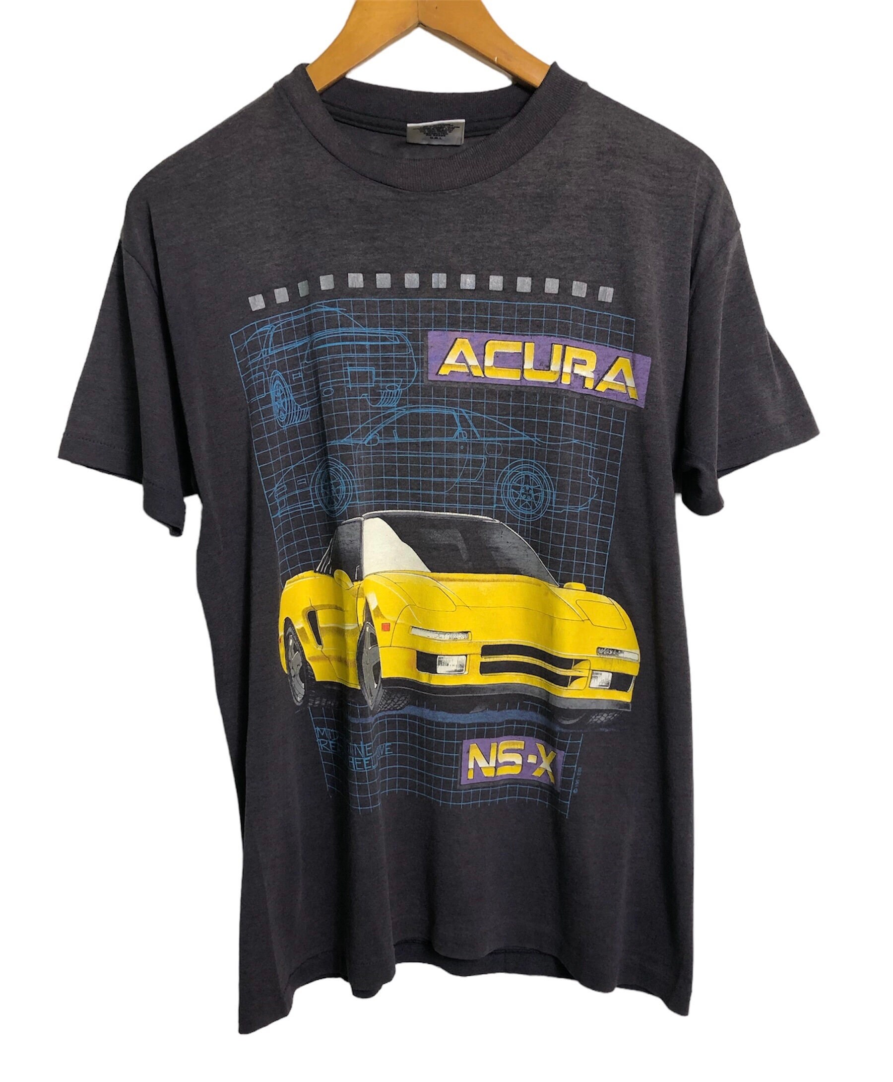 Vintage 90s Honda Acura NS-X Mugen Spoon Promo T Shirt Medium Size