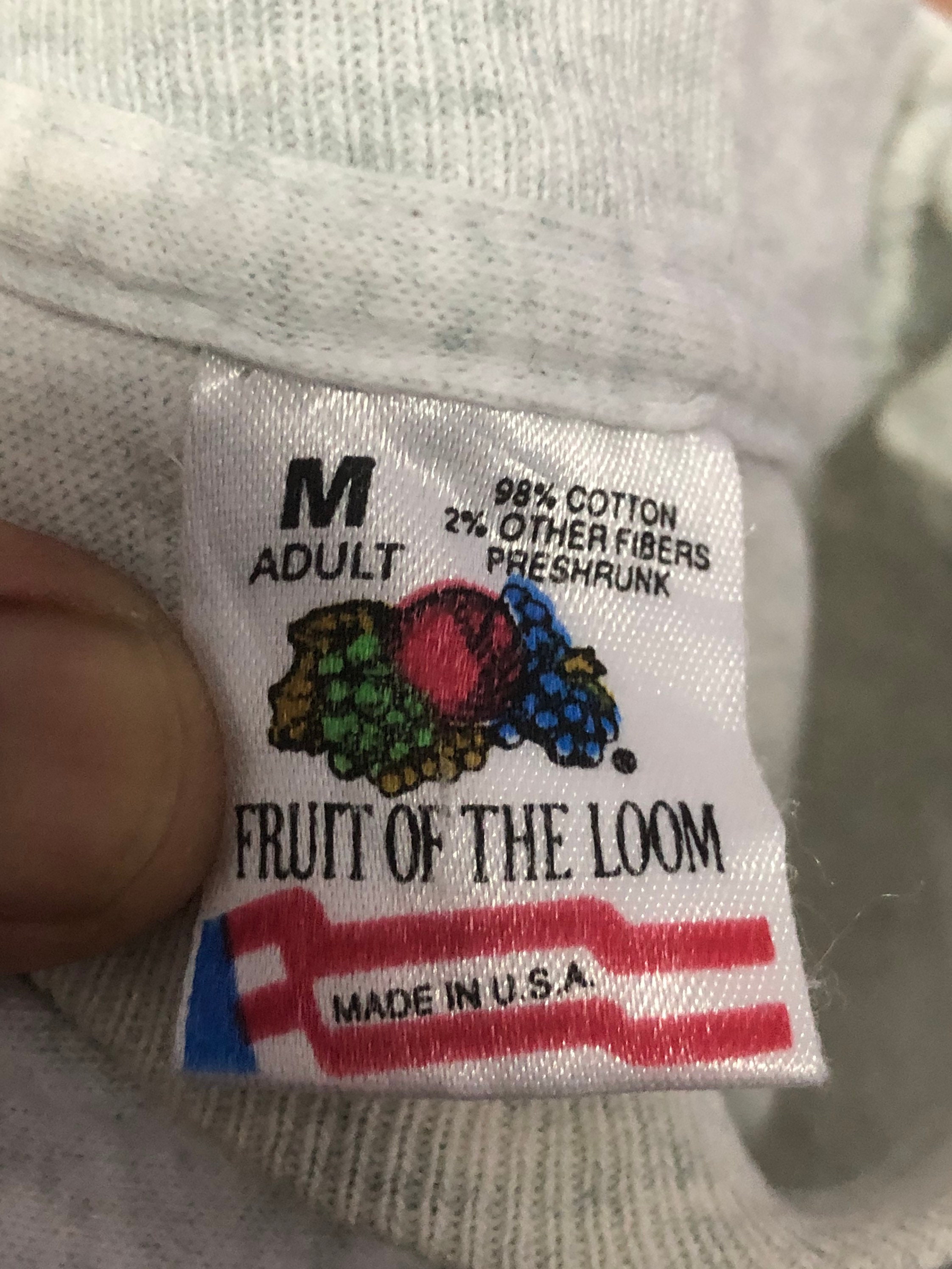 Vintage 90s Fruit of the Loom T Shirt Medium Size - Etsy Canada