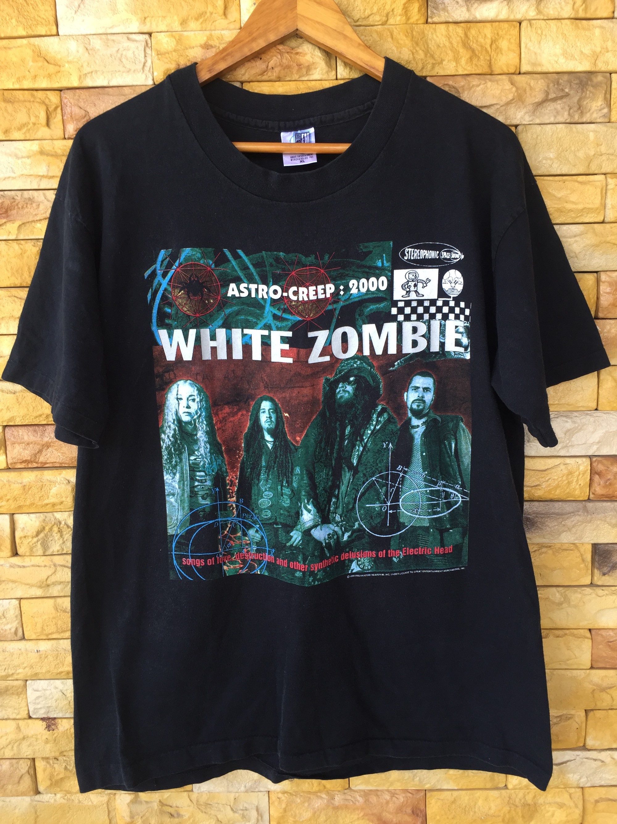 Vintage White Zombie Astro-Creep :2000 Promo Album Tour T Shirt XL 