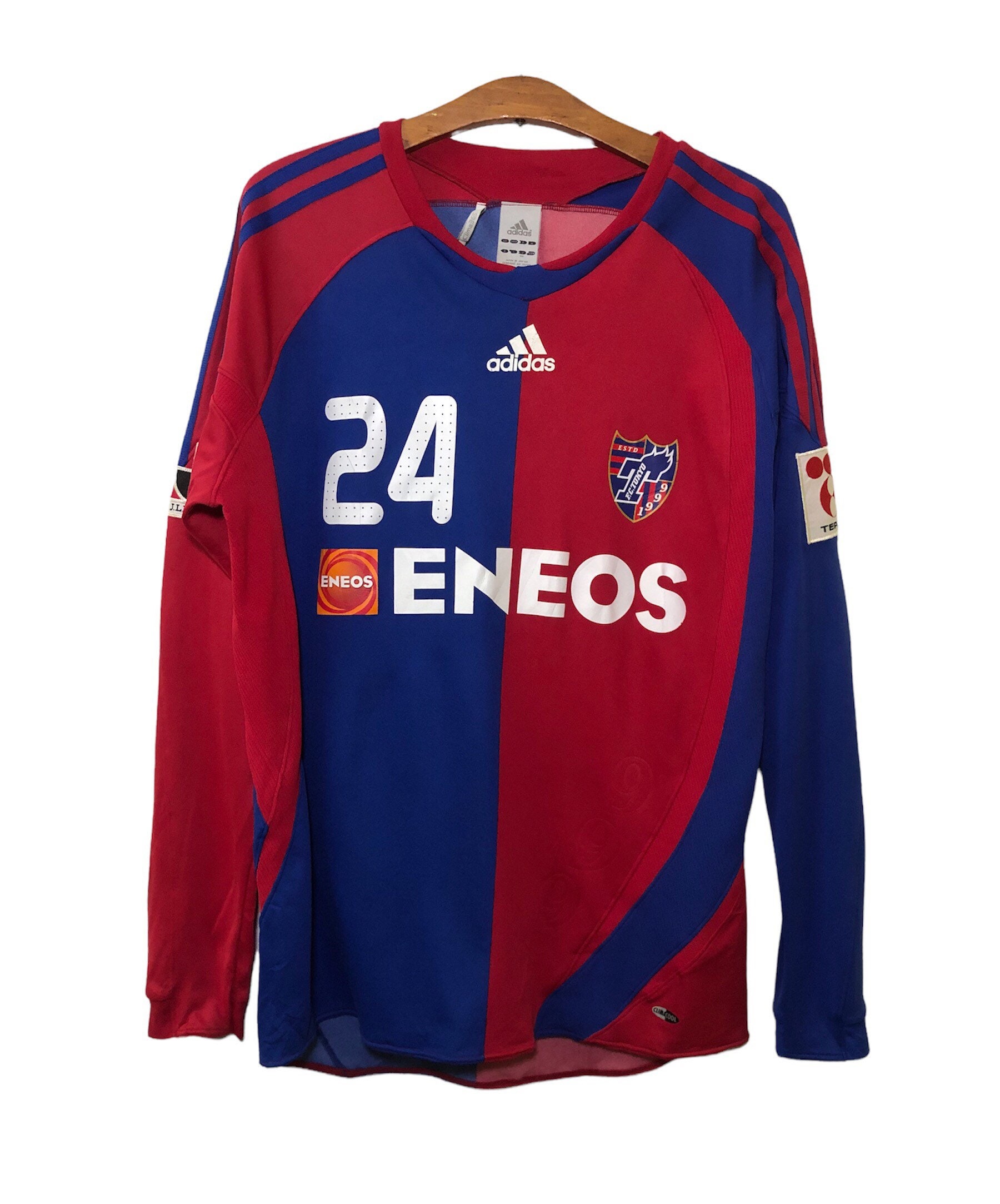 Vintage FC Tokyo J League #24 Akamine Football Soccer Adidas