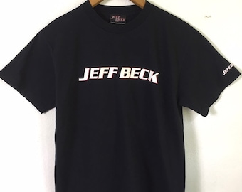Jeff Beck Vintage Rock/concert/tour Graphic Tshirt - Etsy