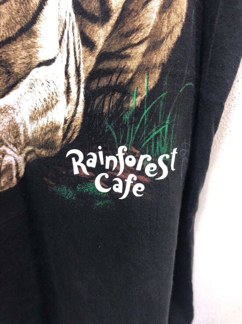 Vintage 90s Rainforest Cafe T Shirt XL Size Etsy
