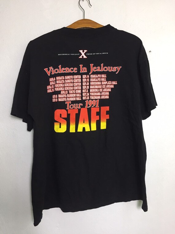 Vintage 90s Psychedelic Violence Crime of Visual Shock Tour 1991 T