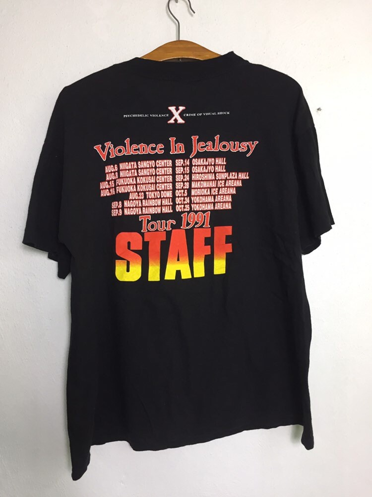 Vintage 90s Psychedelic Violence Crime of Visual Shock Tour 1991 T