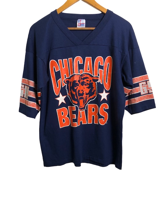 Vintage 80s Chicago Bears NFL Football T Shirt Medium Size - Etsy