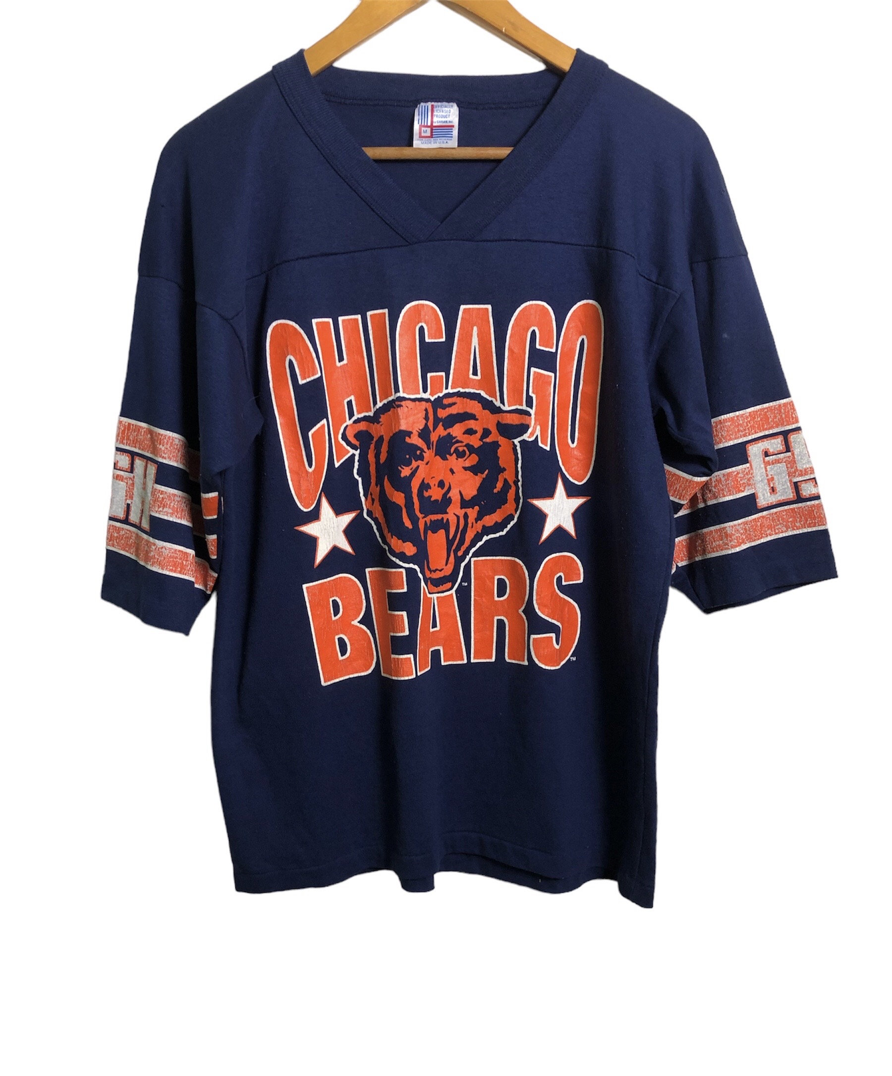 Vintage 80s Chicago Bears NFL Football T Shirt Medium Size - Etsy