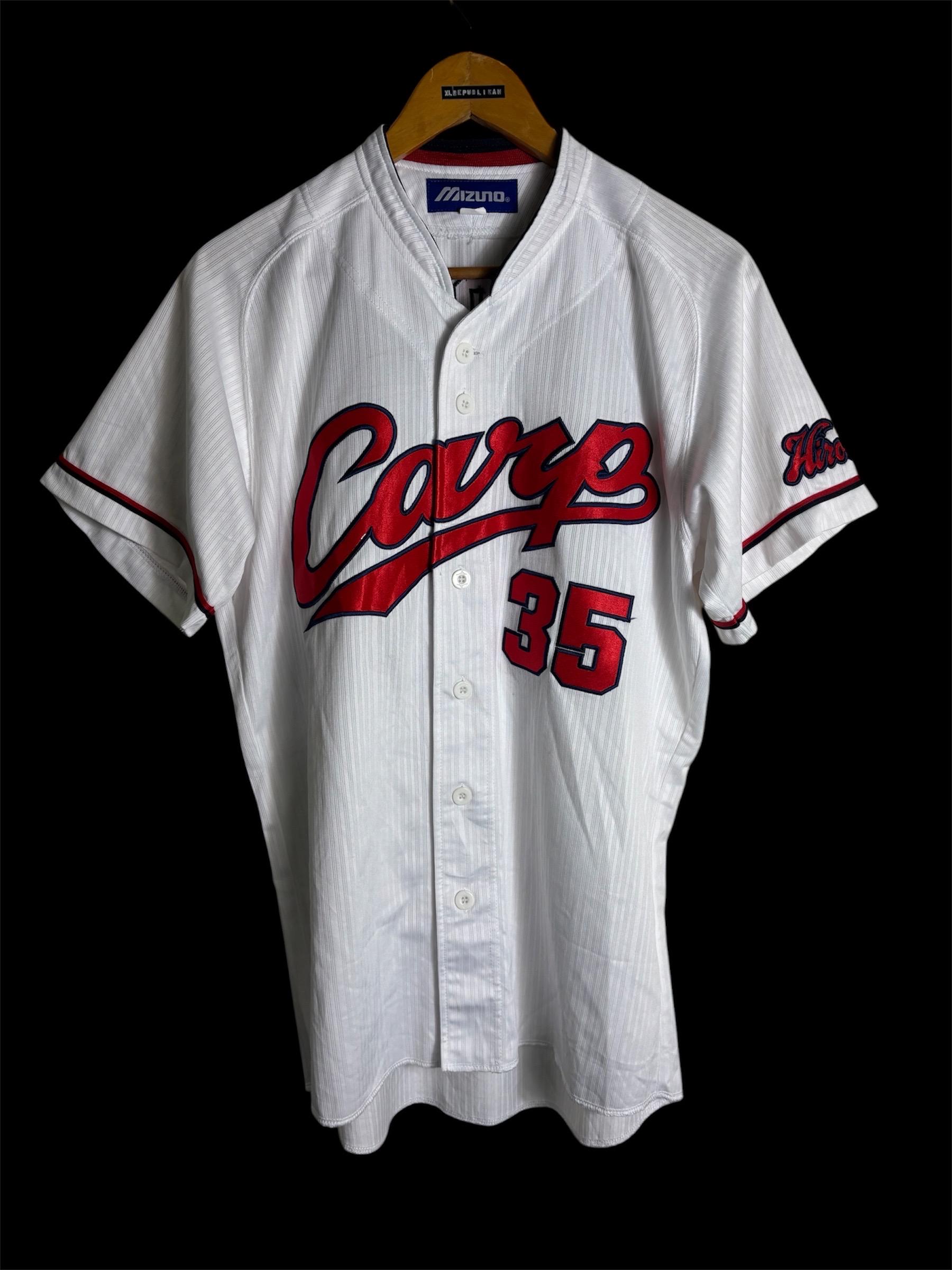Vintage Hiroshima Toyo Carp #35 Miyoshi NPB Japan Baseball Mizuno