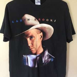 Vintage Gareth Brooks Promo Tour Album Concert T Shirt Large Size