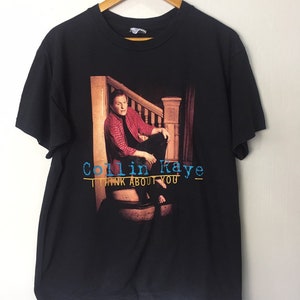 Vintage Collin Raye Ich denke an Sie Tour 1996 Promo Album Konzerte T-Shirt Große Größe