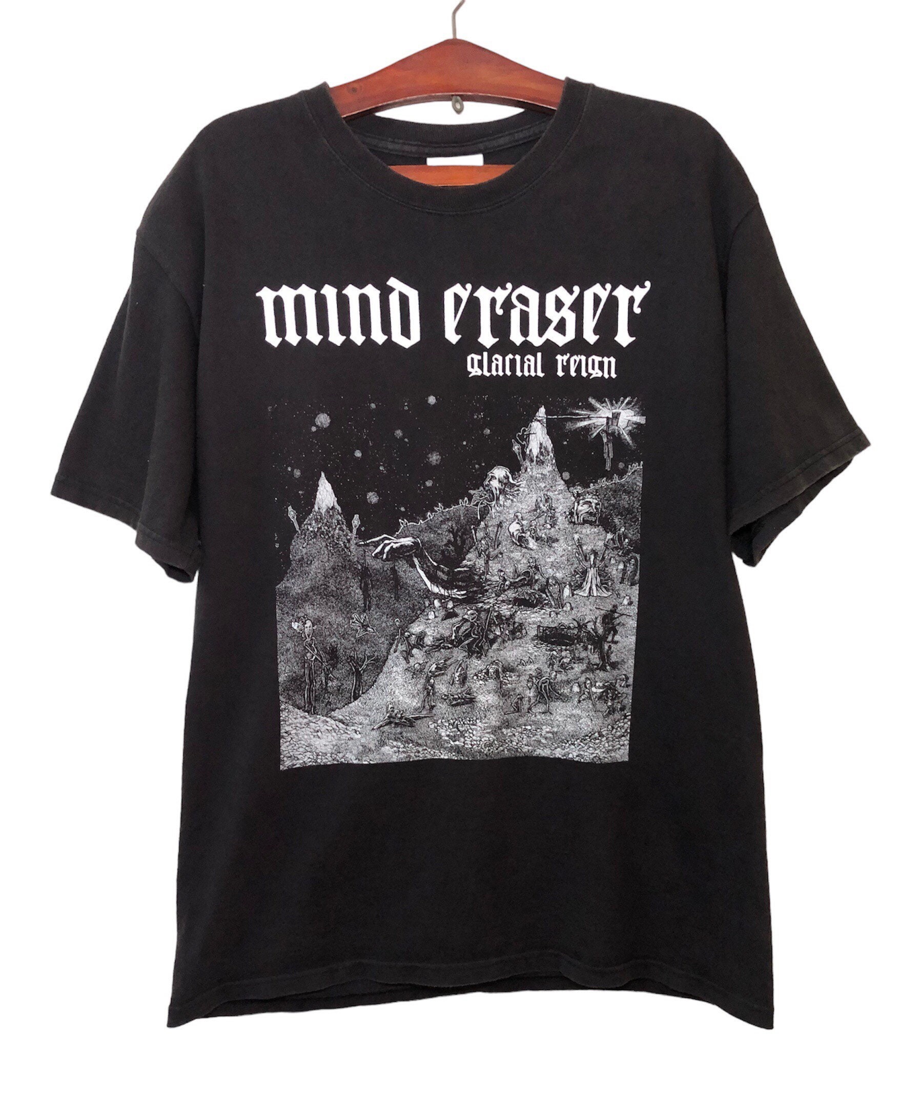 Vintage Mind Eraser Glacial Reign Promo Album Concert Tour T Shirt 