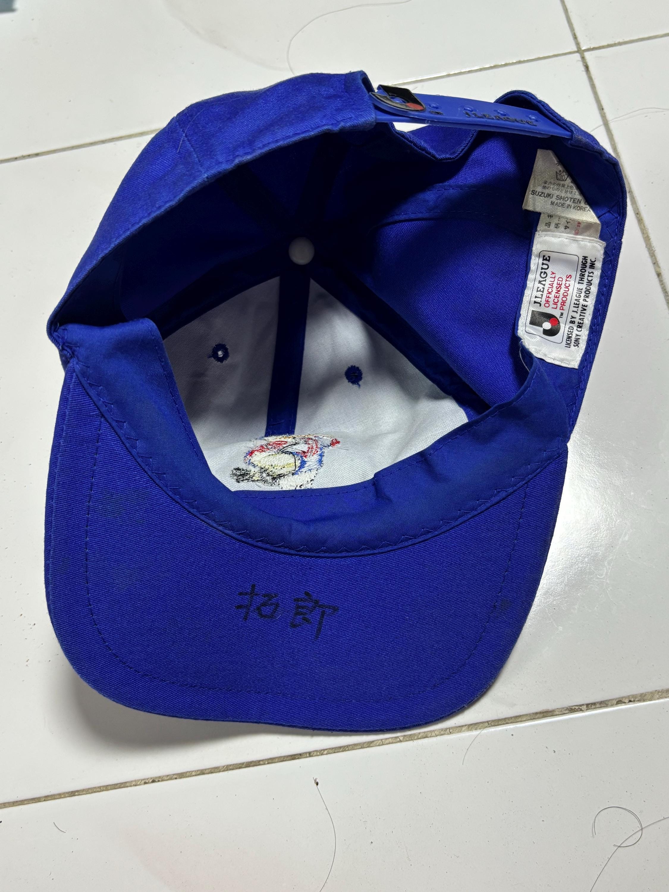 Vintage 90s J League Japan Football Soccer Promo Cap Kids Size