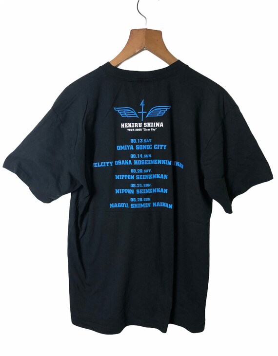 Vintage Hekiru Shiina Clear Sky Promo Album Tour Concert T Shirt