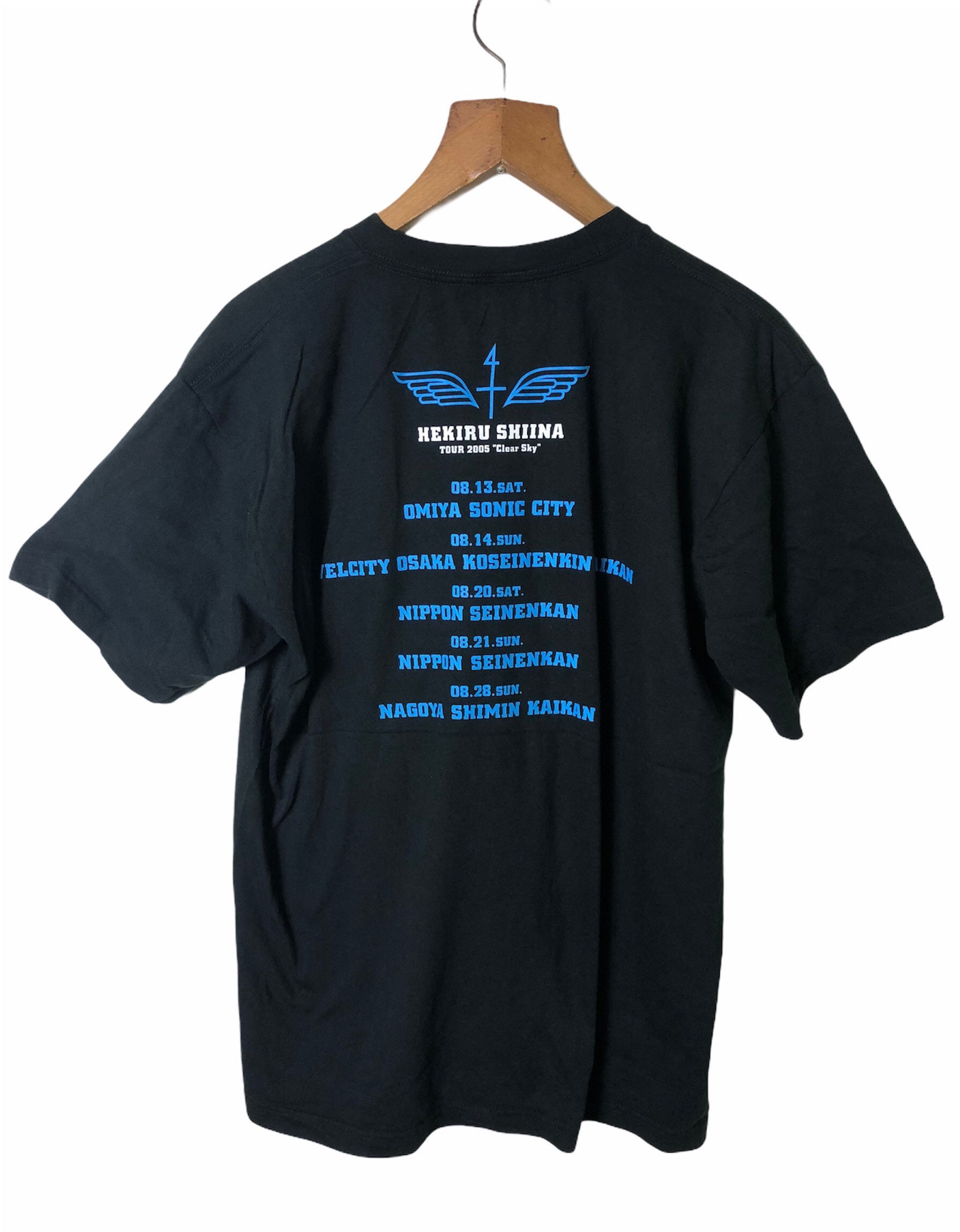 Vintage Hekiru Shiina Clear Sky Promo Album Tour Concert T Shirt