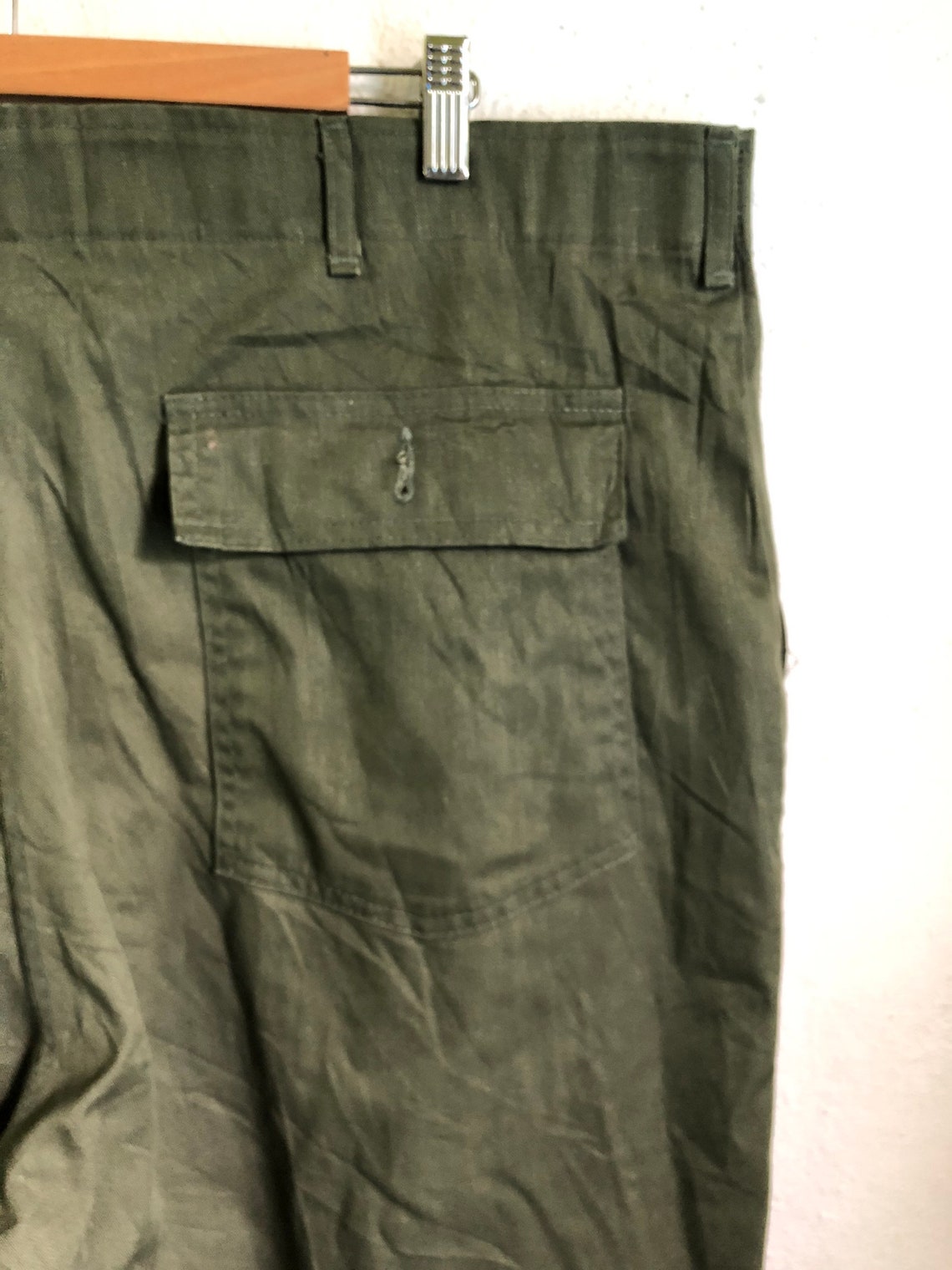 Vintage 80s Us Army Trousers Cargo Pants Serval Zip Size 44 X - Etsy