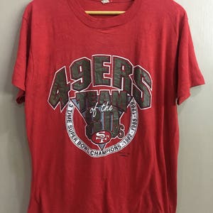 Vintage San Francisco 49ERS Team Of The 80&#39;s Champion XL Size