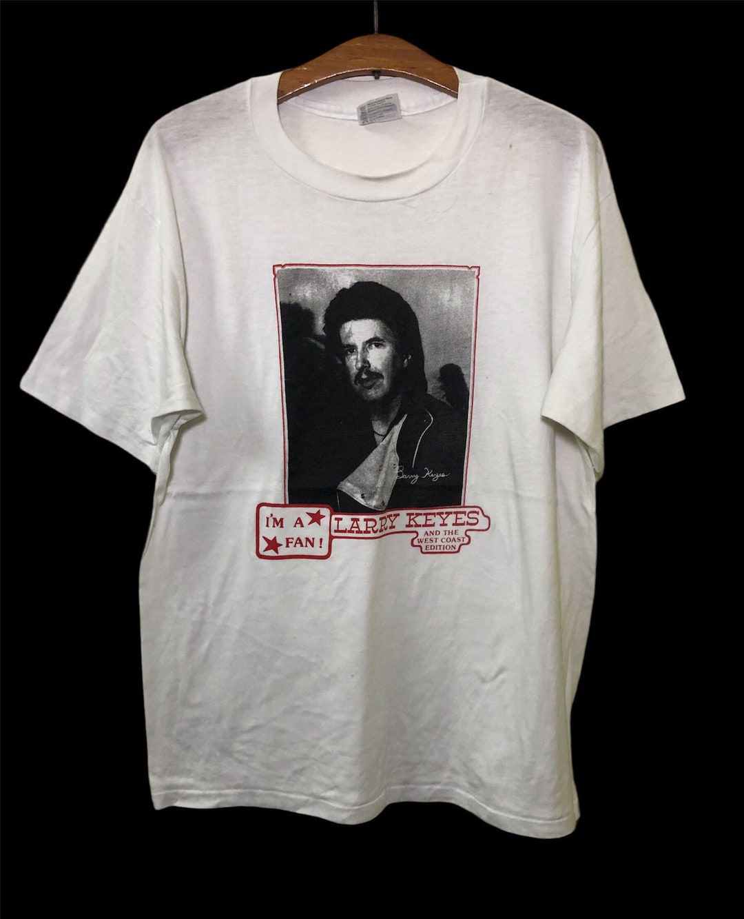 Vintage 90s Larry Keyes Promo Album Tour Concert T Shirt XL Size - Etsy