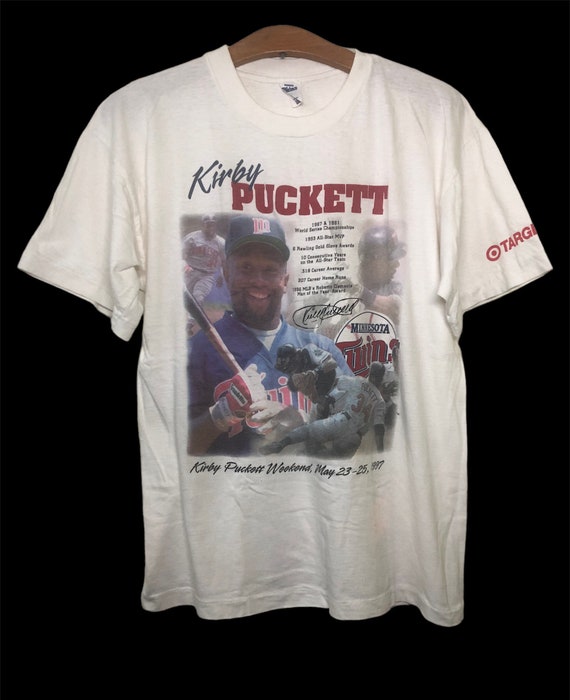 Vintage 90s Kirby Puckett Minnesota Twins NFL Foo… - image 1