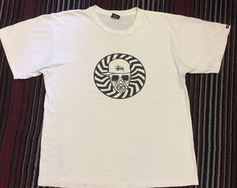Vintage STUSSY Customade T Shirt Streetwear