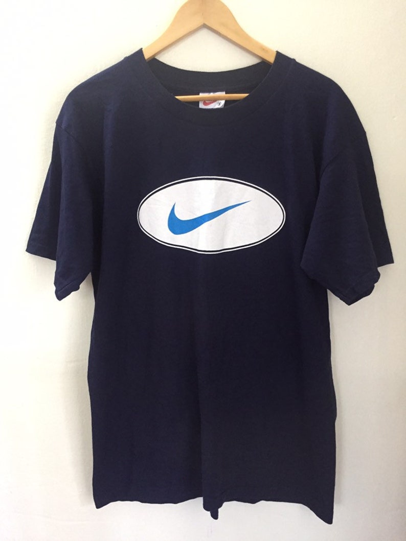 Vintage 90s Nike Big Logo Spellout T Shirt Medium Size - Etsy