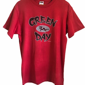 Vintage 2000 Green Day Punk Rock Promo Album Tour Concert T Shirt Medium Size