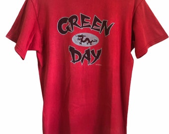 Vintage 2001 Green Day Taste the Lightning Tour Band T-shirt