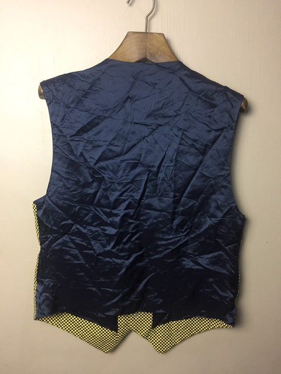 Vintage Gianni Versace Jeans Couture Vest Checker… - image 2