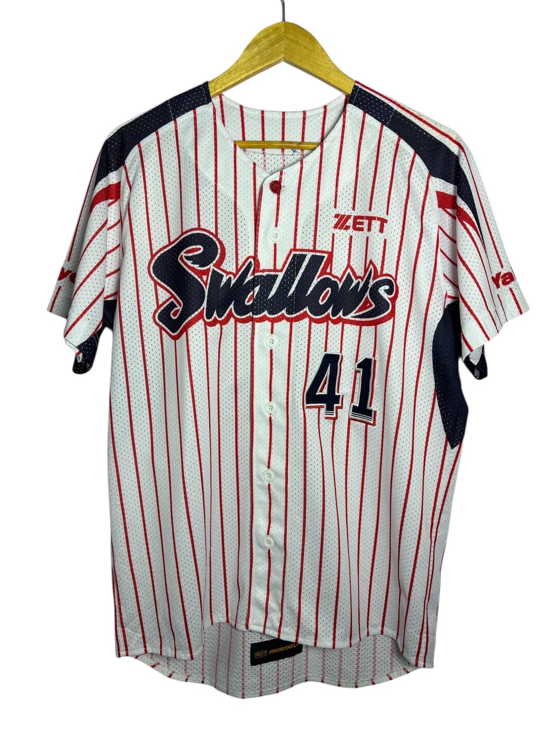 Tokyo Yakult Swallows #41 YUHEI Zett Japan Baseball Jersey