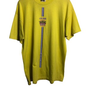 Camiseta oficial de líder de gimnasio de la Liga de cartas coleccionables Pokémon de los años 90, 1999, talla XL