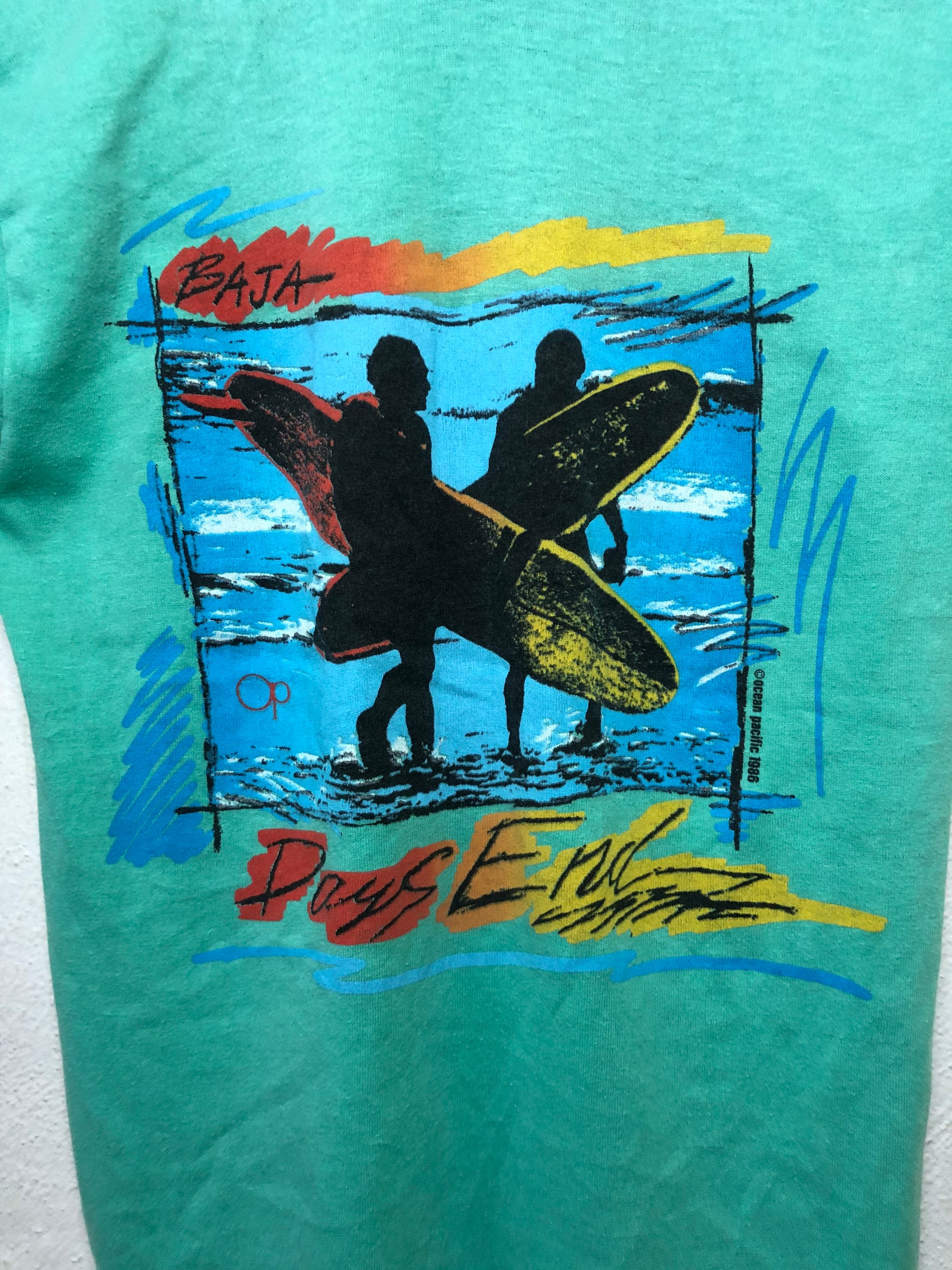 Vintage 80s Ocean Pacific Surf Hawaii T Shirt Kids Medium Size - Etsy