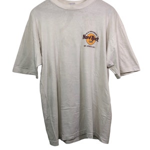 Vintage Hard Rock Cafe 25 Anniversary T Shirt Large Size