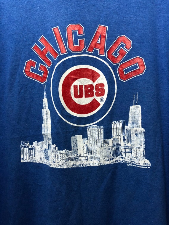 NIKE CHICAGO CUBS WORLD SERIES T-SHIRT Size LARGE 2016 MLB BASEBALL It  Happened