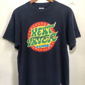 Vintage des années 90 Tube Heat Waver Promo Album Tour Japan Band T-shirt taille moyenne