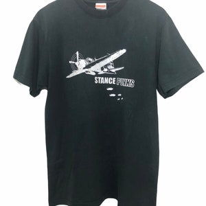 Vintage Stance Punks Japan Punk Hardcore Promo Tour Concert T Shirt Large Size