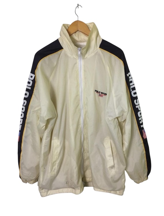 Vintage 90s Polo Sport Windbreaker Jacket Ralph Lauren Large Vintage 90s Polo Sport Windbreaker Jacket Ralph Lauren Large