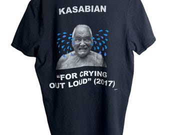 T-shirt Band Kasabian 黒 2007年ツアーTシャツ KASABIAN Size Etsy - Medium ミュージシャン