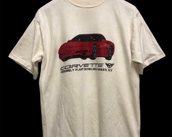 T-shirt vintage des années 90 Chevrolet Corvette C-5