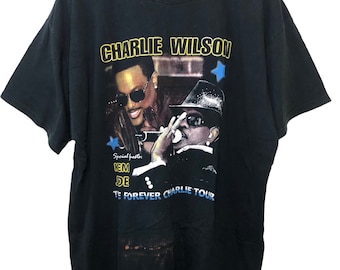 Vintage Charlie Wilson The Forever Charlie Tour Concert T Shirt