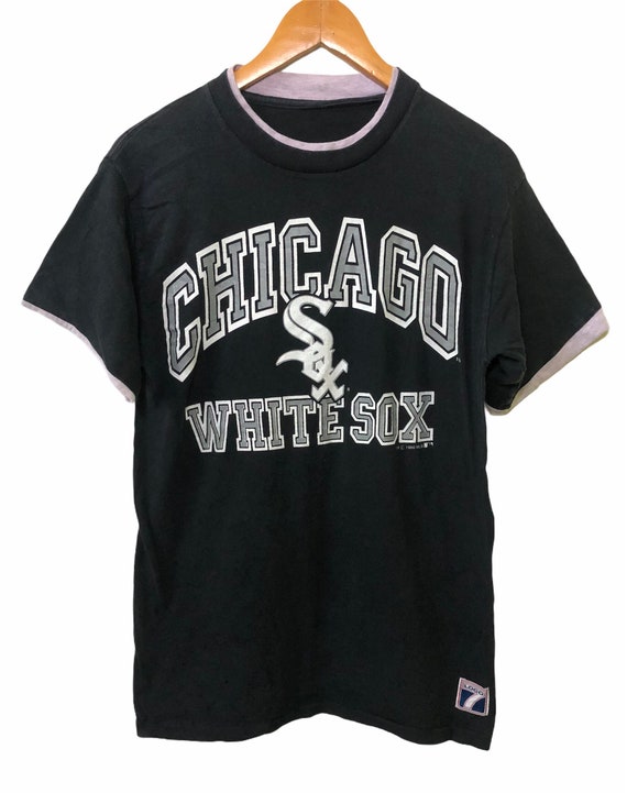 Vintage 90s Chicago White Sox Logo MLB Baseball T Shirt Missing