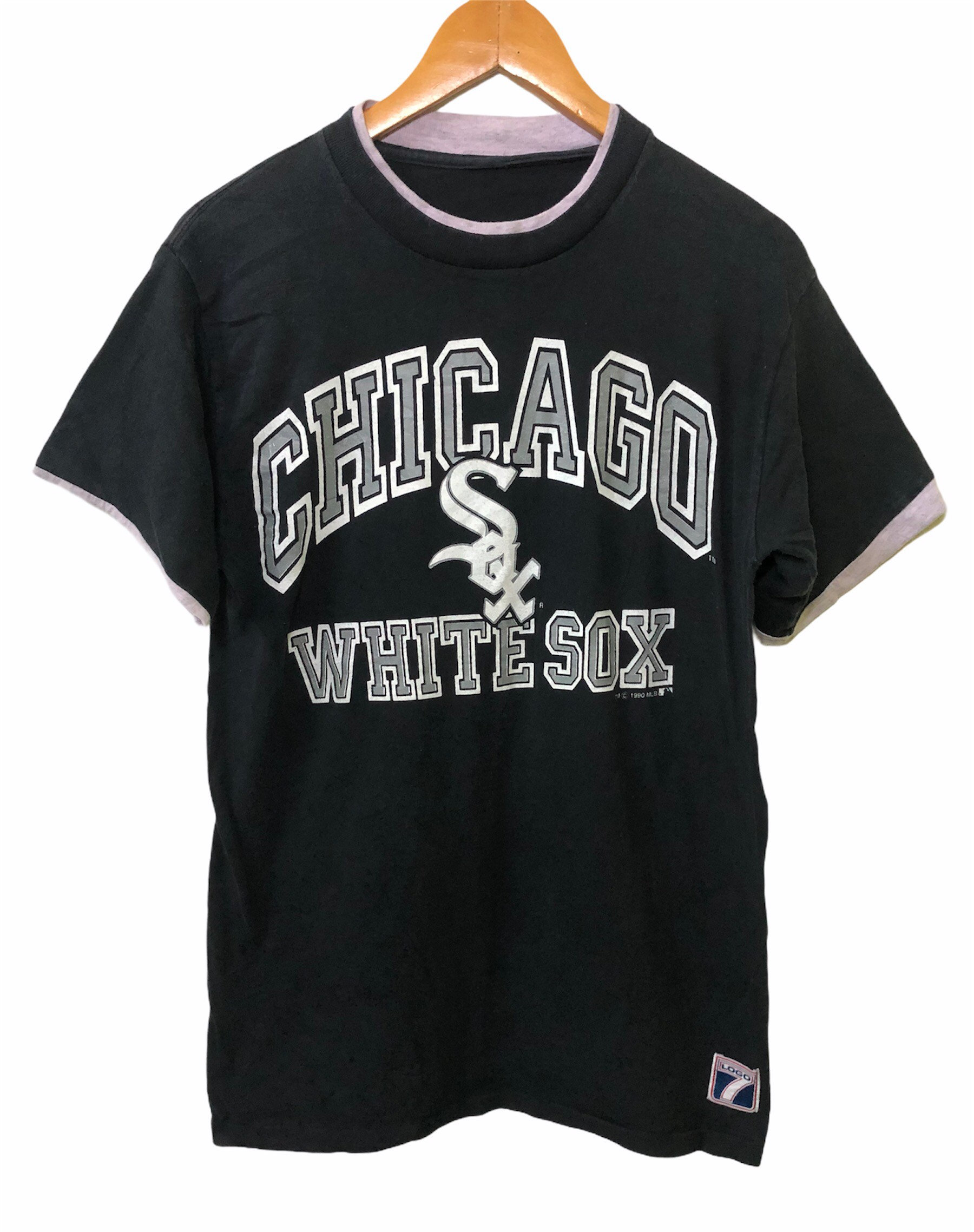 Vintage 90s Chicago White Sox Logo MLB Baseball T Shirt Missing